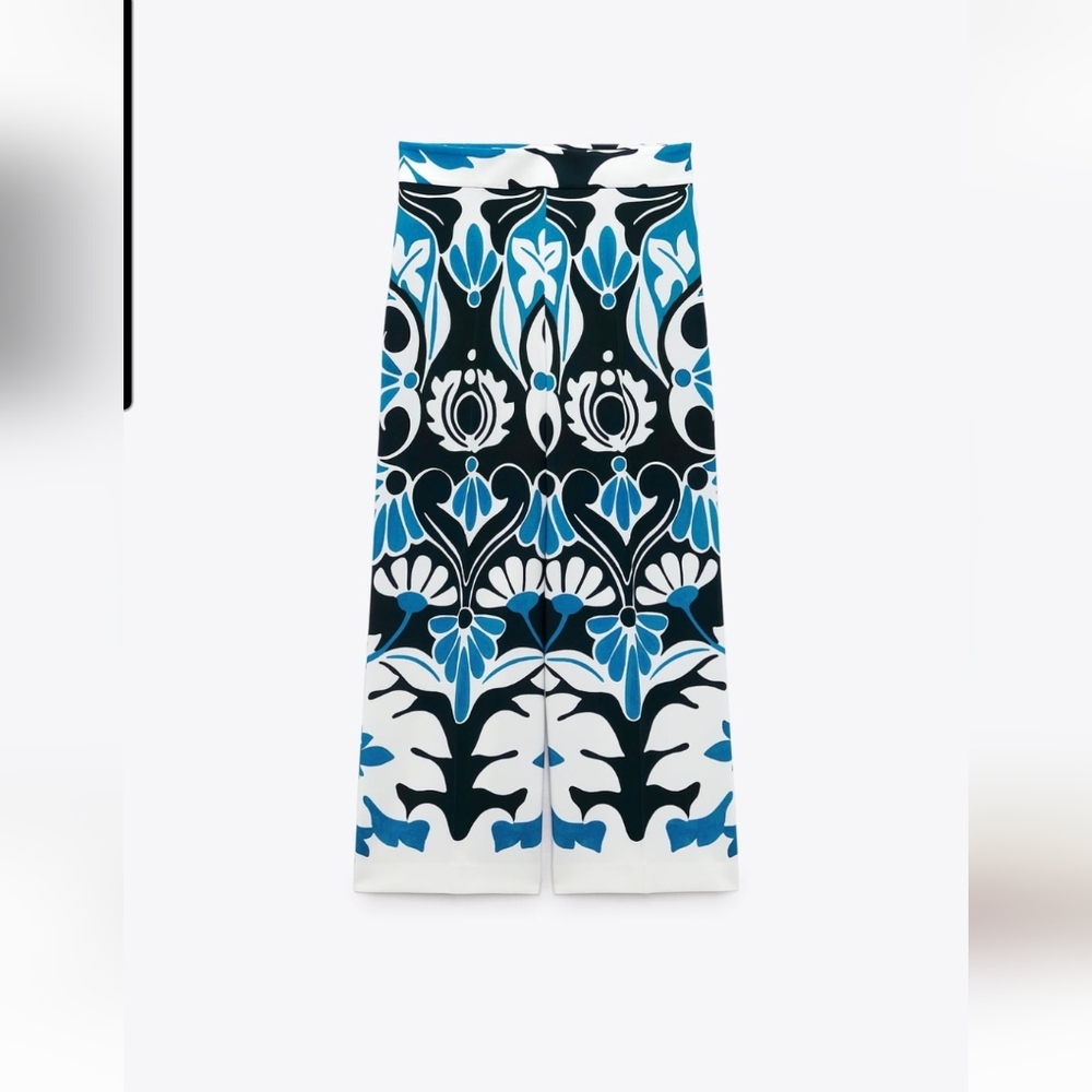 Zara printed pants